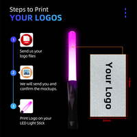 Stylo lumineux en forme de cœur à une seule couleur, fait à la main, en ABS+PVC, design moderne, pour les cadeaux de fête