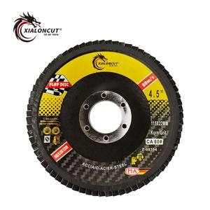 Cache-mesh métallique à lamelles en acier inoxydable de 4,5 pouces, qualité export du fabricant, épaissi et poli, 115x22mm pour disques de ponçage - Product Image 1