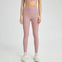 Leggings de yoga et de sport sans couture, taille haute, légers, couleur unie, effet push-up fessier, pour la gym et le fitness, vente en gros