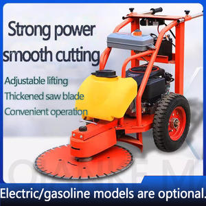 Opération simple de la tête de Pile de béton d'essence électrique haute puissance scie la découpeuse d'asphalte de lit découpeuse de roche de pierre - Product Image 4