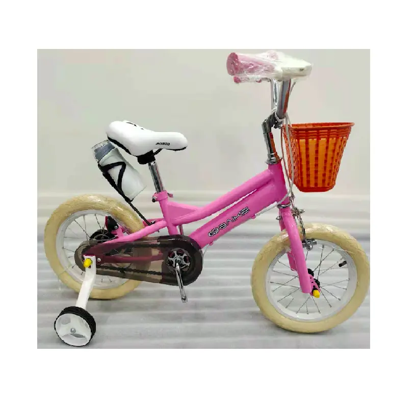 Children Pink Girls Bike Bicycle Cycle with baskets for kids girls