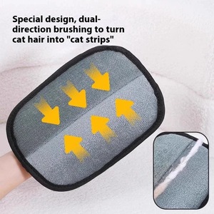 Gants anti-statiques Ni Hao pour l'élimination des poils, dépoussiéreur électrostatique pour animaux de compagnie, outil de toilettage pour chiens et chats - Product Image 2