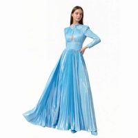 Robe tube chic grande taille à col carré, style musulman arabe, taille naturelle, antistatique, pour soirée, 100% polyester, service OEM