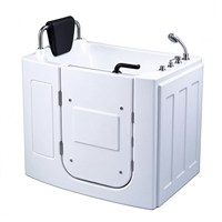 Baignoire contemporaine à encastrement avec jupe intégrale pour la maison – Offre spéciale