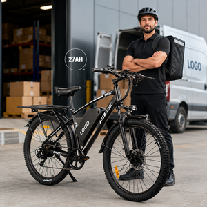 Vélo de montagne électrique E-MTB de 27,5 pouces, autonomie de 108 km, batterie grande capacité pour les services de livraison au Mexique, au Brésil et sur le marché africain - Product Image 1