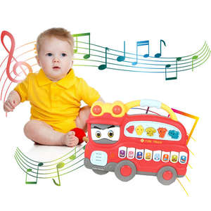 Órgano Electrónico Educativo de Dibujos Animados para Niños, Juguete de Teclado de Piano de Dibujos Animados con Luces y Sonido - Product Image 2