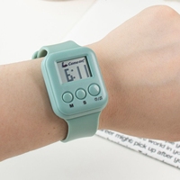 Jam alarm anak-anak; jam digital dengan perangkat layar LCD; jam tangan mini dengan sarang lebah