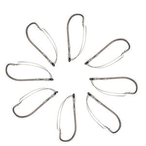 Hameçon de pêche à la ligne en acier au carbone anti-accroc à crochet unique 102030 pour accessoires de pêche à la ligne - Product Image 1