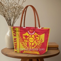 Sac fourre-tout personnalisé NSPDK le plus vendu, design sororité, grande capacité, haute qualité, pour voyage en extérieur et week-end