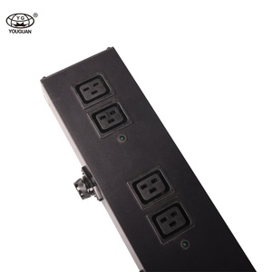 Unidad de distribución de energía para minería, dispositivo PDU 32A 240V IEC C19 con indicador de fusible, luces inalámbricas terminal18, puertos, unidad de distribución de energía - Product Image 2