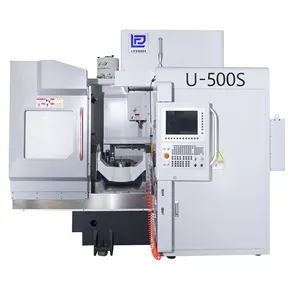 U-500S high accuracy vertical CNC 5 axis linkage ATC machine center metal 3d router lathe turning steel rotation table supplier