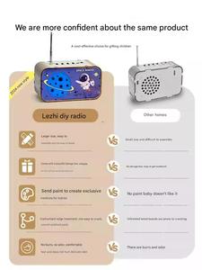 Handmade Tự Làm Đài Phát Thanh Lắp Ráp Kit Trẻ Em Nhỏ Phát Minh Giáo Dục Đồ Chơi Gỗ Vật Liệu Đơn Giản Phong Cách Gốc Khoa Học Thí Nghiệm Bộ - Product Image 5