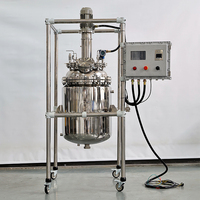 Réacteur chimique à enveloppe en acier inoxydable avec contrôle automatique par PLC pour le chauffage à l'huile à transfert de chaleur haute pression