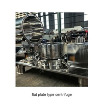 Centrifugeuse à plaque plate antidéflagrante en acier inoxydable de 100 L pour la filtration des boues
