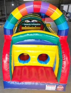 Juego al aire libre de alta calidad trampolín inflable jungla carrera de obstáculos inflable hinchable para la venta - Product Image 5