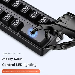 Tarjeta de Número de <span class=keywords><strong>Teléfono</strong></span> para Estacionamiento <span class=keywords><strong>Temporal</strong></span> de Automóviles, Diseño Creativo y Único 2026, con Luz, Martillo de Seguridad y Cortador de Cinturón - Product Image 4