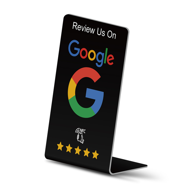 Customizable PVC Stand RFID Interface Waterproof Weatherproof NFC Contactless Business Card Tap QR Code Reader for Digital