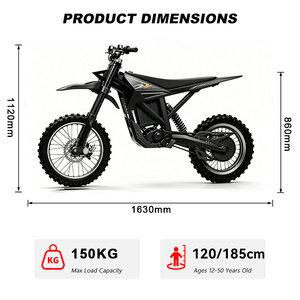 <span class=keywords><strong>Moto</strong></span> électrique tout-terrain professionnelle de course, étanche IPX6, avec moteur à réduction et fonction auto-wheelie, pour adultes, motocross, E-<span class=keywords><strong>Moto</strong></span> - Product Image 6