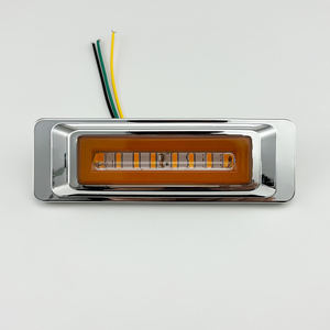 Feux <span class=keywords><strong>de</strong></span> dégagement LED, double lumière <span class=keywords><strong>de</strong></span> plafond rectangulaire, lumière constante, clignotante, lumière <span class=keywords><strong>de</strong></span> bord universelle pour camion - Product Image 2