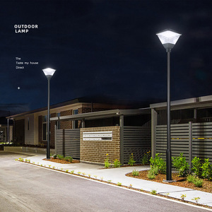 Outdoor Solar Courtyard High Pole Lamp Led <b>Light</b> 50000h Lifespan For Garden Street Lighting - Product Image 4