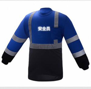 เสื้อยืดชุดทำงานแบบแห้งเร็วสะท้อนแสงมองเห็นได้ชัดเจน ยี่ห้อ QH - Product Image 4