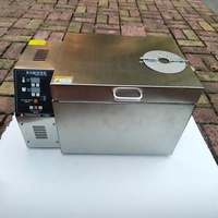 Machine à rôtir les snacks entièrement automatique, électrique, à usage commercial, en acier inoxydable, 3600W, pour noix, amandes, fèves de cacao, cacahuètes
