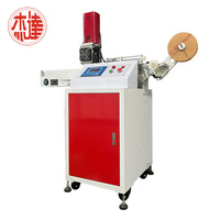 High-speed <strong>Ultrasonic</strong> Label Folding and Cutting Machine for Clothing Fabric Label Cutting Machine