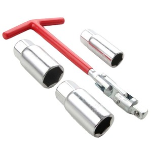 Spark Plug Socket Wrench 4Pc T-Handle 3/8 In 16 18 21Mm Hand Tool Set - Product Image 3