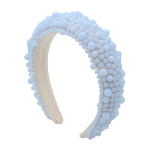 Dream Fashion Nueva llegada <span class=keywords><strong>Diadema</strong></span> <span class=keywords><strong>de</strong></span> <span class=keywords><strong>estrella</strong></span> personalizada Denim Tie-Dye <span class=keywords><strong>Diadema</strong></span> anudada - Product Image 1