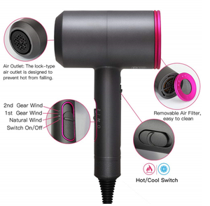 Sèche-cheveux professionnel d'usine OEM, haute puissance, ionique, séchage <span class=keywords><strong>rapide</strong></span>, usage en salon, vente en gros - Product Image 4