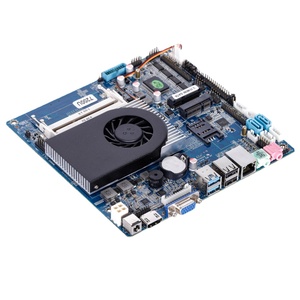 Offre Spéciale Dual <span class=keywords><strong>Core</strong></span> 2.2GHz LVDS VGA 4K Display 2 DDR3 16 go RAM Smart Fan Mini carte mère ITX avec fente pour carte SIM Robot - Product Image 2