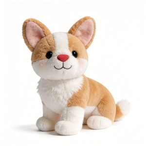 Peluche chien <span class=keywords><strong>Corgi</strong></span> Kawaii en gros, personnalisable, de haute qualité, douce et moelleuse, pour enfants - Product Image 6