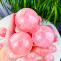 Vente en gros de pierres précieuses sphériques de haute qualité, naturelles, de divers matériaux mélangés, artisanat, cristal de guérison pour la décoration