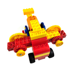 <span class=keywords><strong>Bloques</strong></span> de Construcción de Engranajes de Partículas Grandes, Vehículo de Transporte Programable por Control Remoto, Coche de Ingeniería Educativo, Compatible con 45002 9656 <span class=keywords><strong>Duplo</strong></span> Brick - Product Image 2
