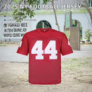 Maillot de football américain brodé New York 2025 pour hommes, 44 Cam Skattebo, manches courtes, séchage rapide, 100% polyester, 160g, équipe personnalisée - Product Image 2