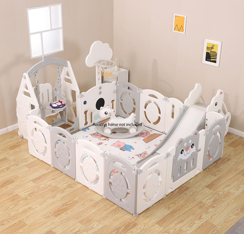 Balançoire de glissière de parc