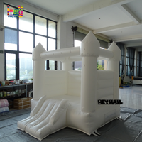 Structure gonflable portable 8x8 pieds en PVC résistant aux UV, pour des heures de plaisir sans fin, avec garantie d'un an, idéale pour les événements communautaires