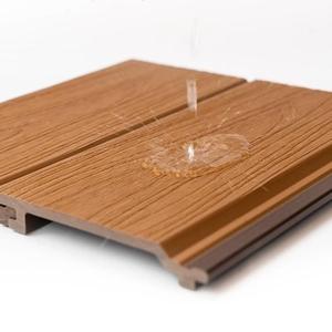 Revêtement mural extérieur en WPC imitation bois, panneau composite bois-plastique anti-UV pour extérieur, vente en gros - Product Image 3