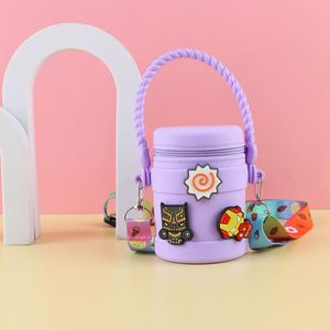 Waterproof Multifunctional Portable Silicone Coin <b>Purse</b> Wallet Case <b>Cute</b> Style Zipper Closure for Sundries Storage Headphone Bag - Product Image 5