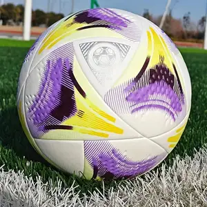 2024 नई डिजाइन सॉकर बॉल वैयक्तिकृत सॉकर बॉल्स वयस्क आकार 5 खेल के लिए पेशेवर फुटबॉल बॉल