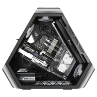 New OEM TR03-G Mid Tower Steel Computer Case with Audio Ports Supports ATX Motherboard for Gaming PCs