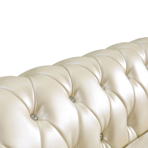 Ensemble de canapés en cuir d'angle de luxe, design italien, moderne, <span class=keywords><strong>blanc</strong></span>, coton, métal, carton, salon, canapé modulaire en bois personnalisé - Product Image 2