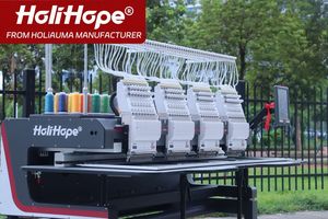 Máquina de Bordar Industrial 3D de <span class=keywords><strong>4</strong></span> Cabezales y 15 Colores con Tecnología de Control Remoto y Garantía de 10 Años, Similar a la Máquina de Bordar <span class=keywords><strong>Happy</strong></span> - Product Image 2