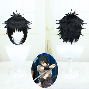 Anxin Cos Perruque Noir Kill Matt Skyward Style Perruque pour Uchiha <span class=keywords><strong>Sasuke</strong></span> - Product Image 1