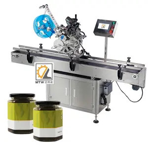 MTW Etiqueteuse plate entièrement automatique pour l'emballage de gobelets à <span class=keywords><strong>jambon</strong></span> saucisses, de bouteilles et de boîtes - Product Image 1