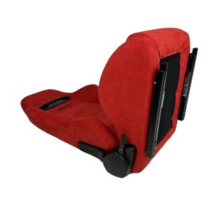 Универсальные регулируемые гоночные сиденья из красной замши с индивидуальным логотипом, универсальное красное ковшеобразное сиденье - Product Image 6