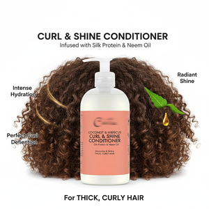 ครีมนวดผมบำรุงและจัดแต่งทรงผมสำหรับผมหยิก SheMoistureCoconut Hibiscus ออร์แกนิค  วีแกน  ขายส่ง - Product Image 6