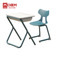 MINYI IPSY Ensemble bureau et chaise individuel le plus vendu, en acier confortable, pour l'école, la salle de classe, l'atelier, en plastique
