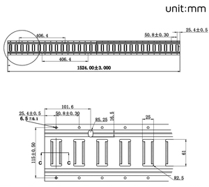 รางอีแทร็ก5ft 6แพ็คพร้อมสมอวงแหวน6ชุดรางแบบผูกลงสำหรับอุปกรณ์เสริมรถพ่วงที่แนบมา - Product Image 6
