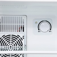 Mini-réfrigérateur portable 40L à porte unique, compact, en acier inoxydable, sans givre, pour hôtel, voiture, usage domestique